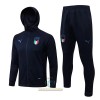 Italia - Hoodie Tuta Rappresentanza 2022-23 Blu per Uomo